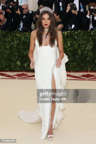 Hailee Steinfeld attends "Heavenly Bodies: Fashion & the Catholic Imagination", the 2018 Costume Institute Benefit at Metropolitan Museum of Art on...