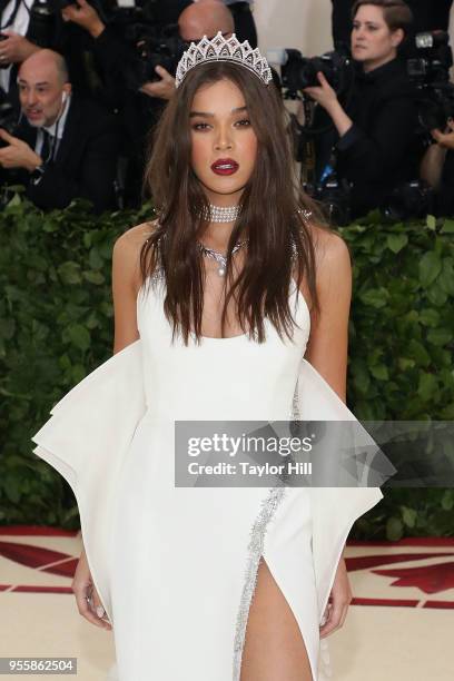 Hailee Steinfeld attends "Heavenly Bodies: Fashion & the Catholic Imagination", the 2018 Costume Institute Benefit at Metropolitan Museum of Art on...