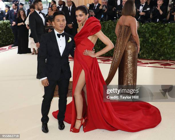 Prabal Gurung and Deepika Padukone attend "Heavenly Bodies: Fashion & the Catholic Imagination", the 2018 Costume Institute Benefit at Metropolitan...