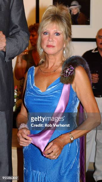 Pattie Boyd, former wife of George Harrison and Eric Clapton, poses at an exhibition at V!PS Gallery on September 8th 2005 in Rotterdam, Netherlands.