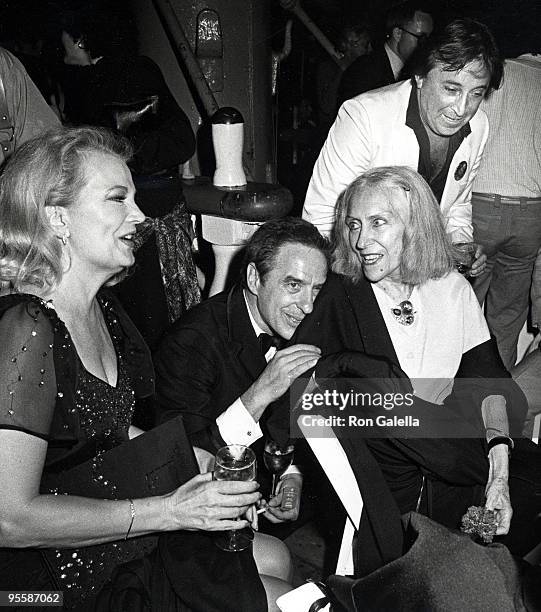 Gena Rowlands, John Cassavetes, Gloria Swanson and Paul Mazursky