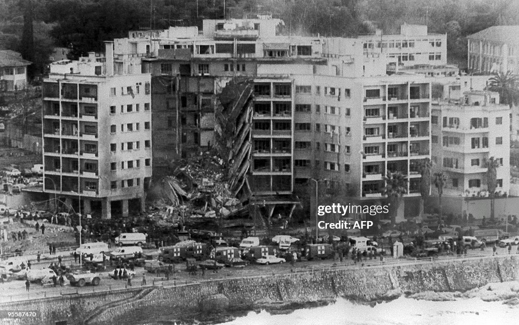 Aerial view of the United States embassy