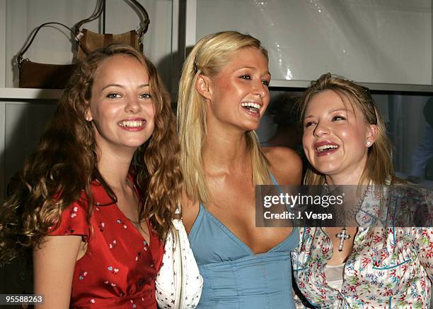 Bijou Phillips, Paris Hilton and Casey Johnson