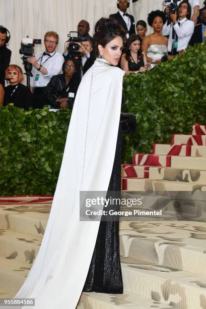 Eiza Gonzalez attends the Heavenly Bodies: Fashion & The Catholic Imagination Costume Institute Gala at Metropolitan Museum of Art on May 7, 2018 in...