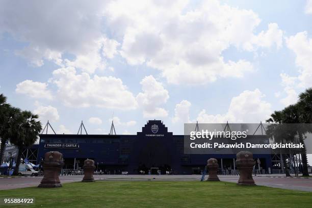 General view of the stadium prior to the AFC Champions League Round of 16 first leg match between Buriram United and Jeonbuk Hyundai Motors at Chang...