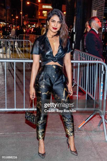 Priyanka Chopra attends Heavenly Bodies: Fashion & The Catholic Imagination Costume Institute Gala after party at the Standard Hotel on May 7, 2018...