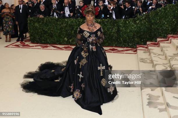 Marjorie Harvey attends "Heavenly Bodies: Fashion & the Catholic Imagination", the 2018 Costume Institute Benefit at Metropolitan Museum of Art on...