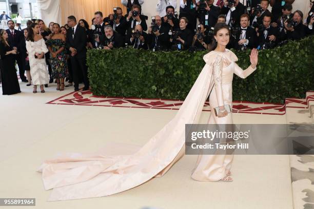 Ariana Rockefeller attends "Heavenly Bodies: Fashion & the Catholic Imagination", the 2018 Costume Institute Benefit at Metropolitan Museum of Art on...