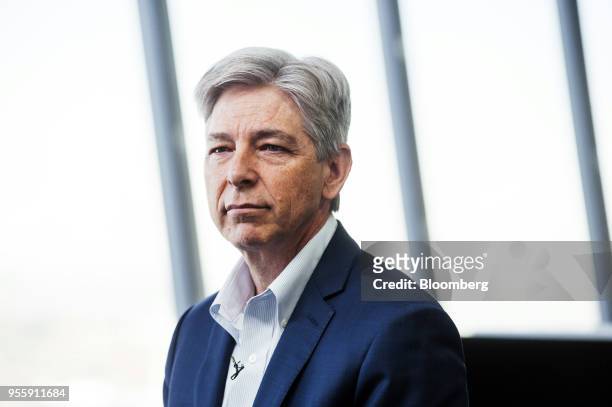 Steve Cornell, co-chief executive officer of Sasol Ltd., looks on during a Bloomberg Television interview in Johannesburg, South Africa, on Tuesday,...