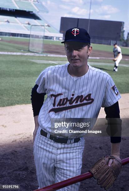 Pitcher Bert Blyleven of the Minnesota Twins poses for a portrait prio to a game circa August 1971 at Metropolitan Stadium in Bloomington, Minnesota.