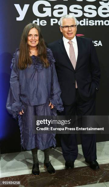 Ouka Lele and Baltasar Garzon attend 'Ortega y Gasset' Awards Ceremony at Circulo de Bellas Artes on May 7, 2018 in Madrid, Spain.