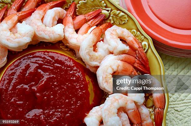 shrimp cocktail - prawn cocktail stock pictures, royalty-free photos & images
