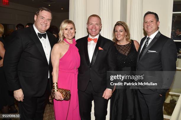 Jim McCoy, Nancy Kiwior, Johnny Adams, Amy Doherty and Chris Doherty attend the Ballet Hispanico 2018 Carnaval Gala at The Plaza Hotel on May 7, 2018...