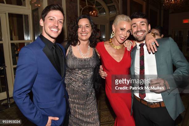 Ian Spring, Guest, Kathryn Ross-Nash and Omar Roman attend the Ballet Hispanico 2018 Carnaval Gala at The Plaza Hotel on May 7, 2018 in New York City.