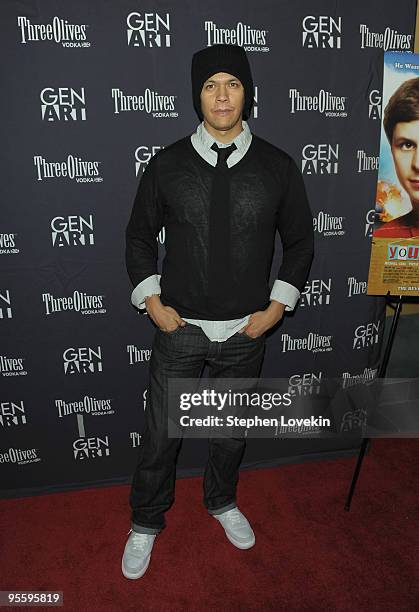 Actor Chaske Spencer attends Dimension Films' special screening of "Youth in Revolt" at Regal Cinemas Union Square on January 5, 2010 in New York...