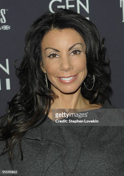 Personality Danielle Staub attends Dimension Films' special screening of "Youth in Revolt" at Regal Cinemas Union Square on January 5, 2010 in New...