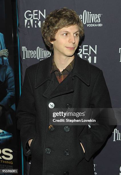 Actor Michael Cera attends Dimension Films' special screening of "Youth in Revolt" at Regal Cinemas Union Square on January 5, 2010 in New York City.