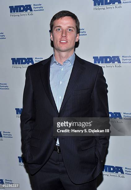 Lawrence Tynes of the New York Giants attends the Muscular Dystrophy Association's 2010 Muscle Team gala & benefit auction at Pier Sixty at Chelsea...