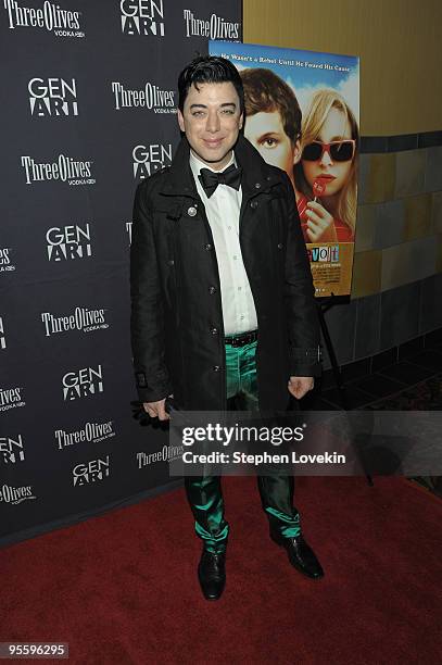 Personality Malan Breton attends Dimension Films' special screening of "Youth in Revolt" at Regal Cinemas Union Square on January 5, 2010 in New York...