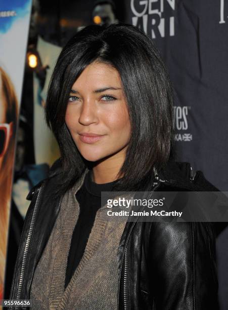 Actress Jessica Szohr attends the premiere of "Youth In Revolt" at the Regal Cinemas Union Square on January 5, 2010 in New York City.