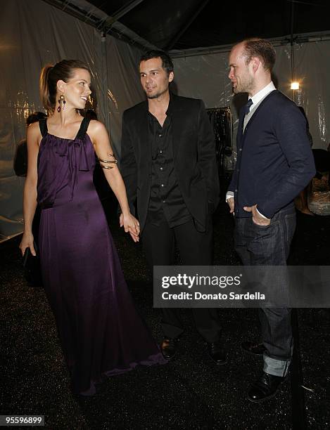 Kate Beckinsale, Len Wiseman and Lars Nilsson