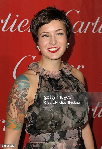 Writer Diablo Cody arrives at the 2010 Palm Springs International Film Festival gala held at the Palm Springs Convention Center on January 5, 2010 in...