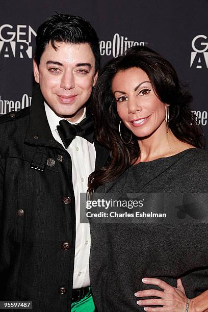 Designer Malan Breton and Danielle Staub of Bravo's "Real Housewives of New Jersey" attend the premiere of "Youth In Revolt" at the Regal Cinemas...