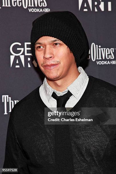 Actor Chaske Spencer attends the premiere of "Youth In Revolt" at the Regal Cinemas Union Square on January 5, 2010 in New York City.