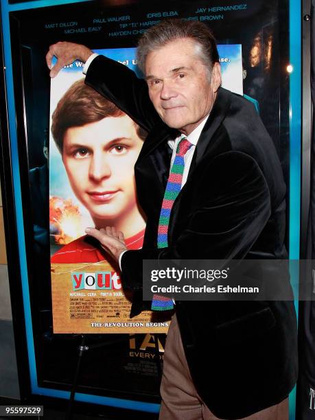 Actor Fred Willard attends the premiere of "Youth In Revolt" at the Regal Cinemas Union Square on January 5, 2010 in New York City.