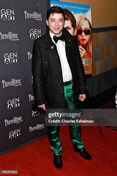 Designer Malan Breton attends the premiere of "Youth In Revolt" at the Regal Cinemas Union Square on January 5, 2010 in New York City.