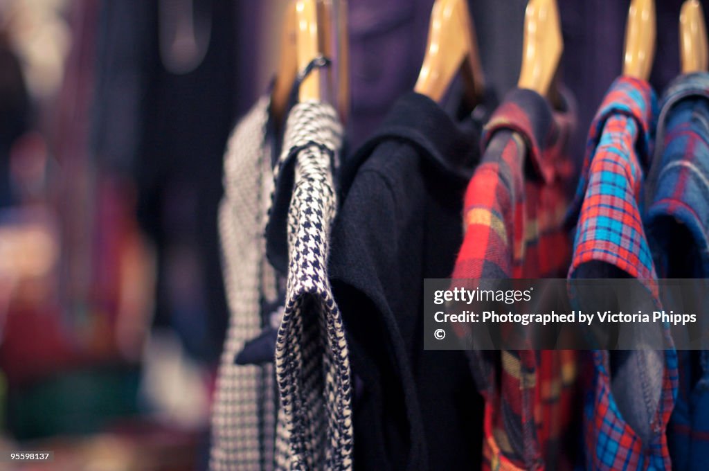 Dresses on a Rail