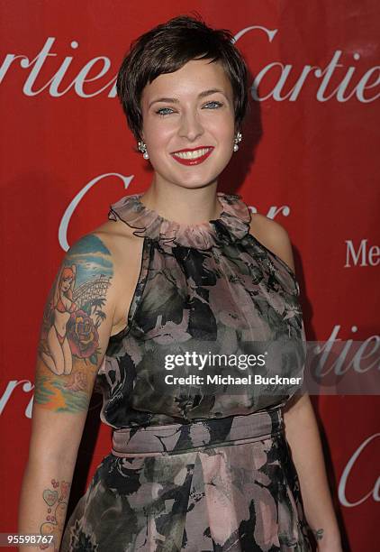 Writer Diablo Cody arrives at the 2010 Palm Springs International Film Festival gala held at the Palm Springs Convention Center on January 5, 2010 in...