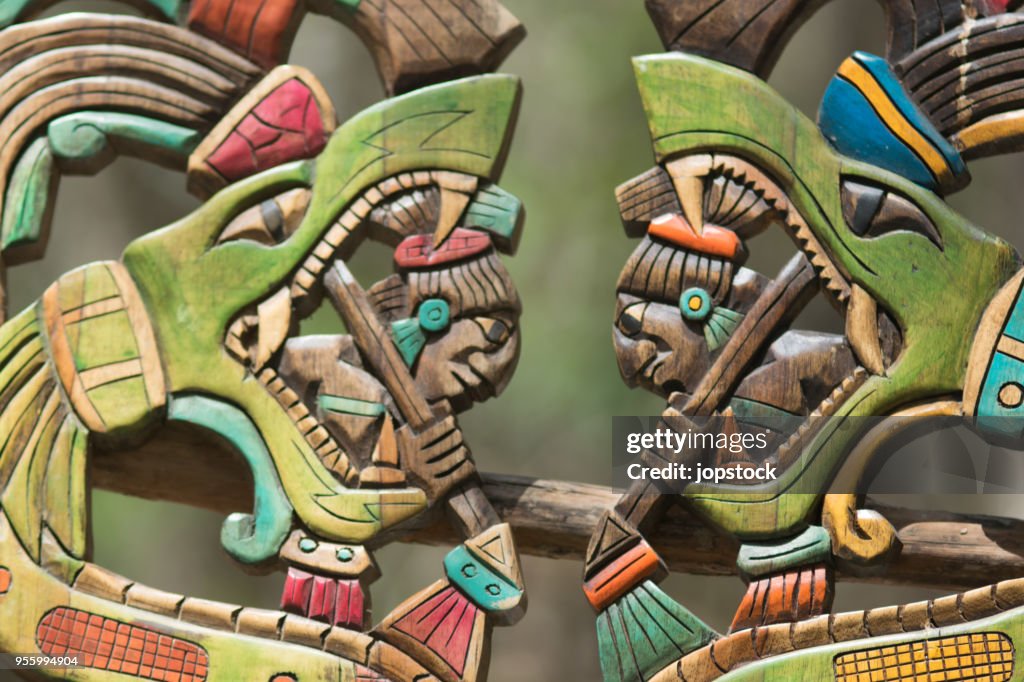 Authentic handcraft souvenirs of Maya civilisation