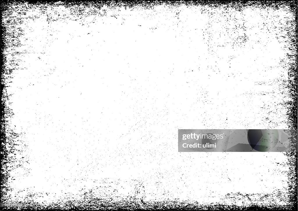 Grunge textured frame