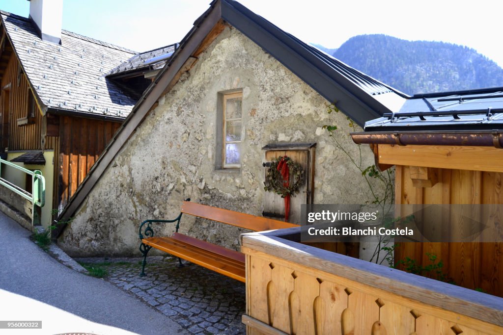 Halstatt Spring Old Town Of Hallstatt In Spring High-Res Stock Photo - Getty Images