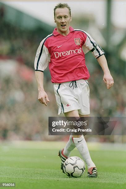 Lee Dixon of Arsenal in action during the FA Carling Premiership match against Tottenham Hotspur at Highbury in London. Mandatory Credit: Craig...