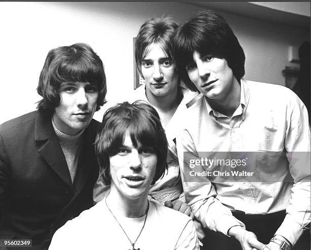Jeff Beck Group, 1967: Aynsley Dunbar, Jeff Beck, Rod Stewart and Ron Wood