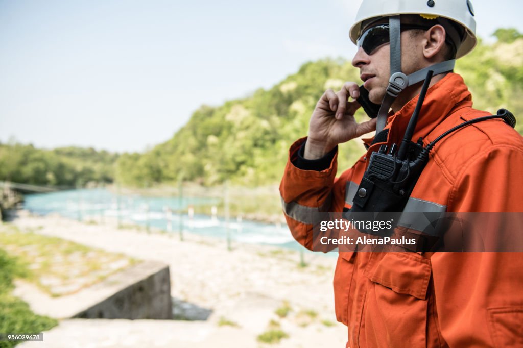 Firefighters In A Rescue Operation Training High-Res Stock Photo ...