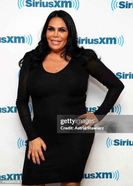 Personality Renee Graziano visits the SiriusXM studios on May 8, 2018 in New York City.