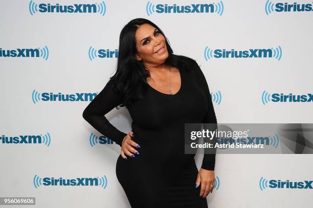 Personality Renee Graziano visits the SiriusXM studios on May 8, 2018 in New York City.