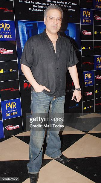 Ravi Behl at the premiere of the film Paranormal Activity in Mumbai on January 5, 2010.