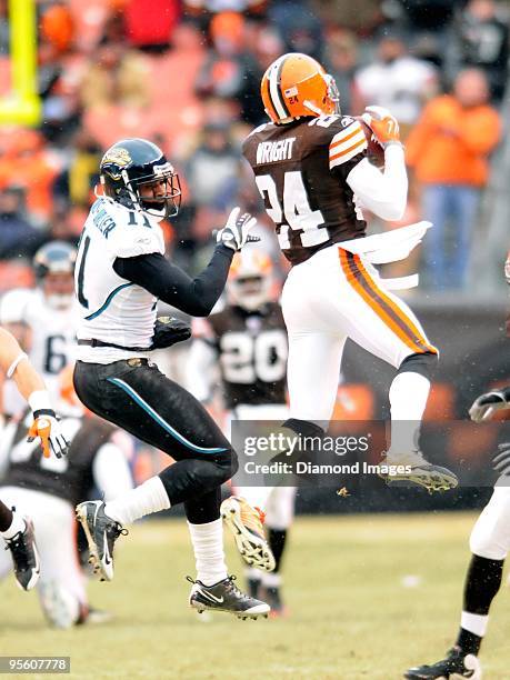 Eric Wright American Football Player Cleveland Browns Photos and