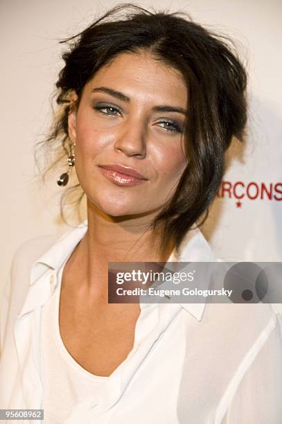 Jessica Szohr attends the Comme des Garcons for H&M collection preview at Espace on October 23, 2008 in New York City.