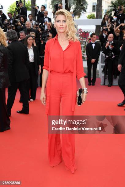 Alice Taglioni attends the screening of "Everybody Knows " and the opening gala during the 71st annual Cannes Film Festival at Palais des Festivals...