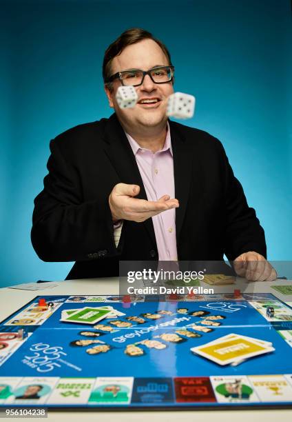 LinkedIn co-founder and Greylock partner, Reid Hoffman is photographed for Entrepreneur Magazine on March 18, 2017 in New York City.