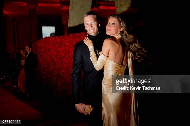 Tom Brady and Gisele Bundchen attend the Heavenly Bodies: Fashion & The Catholic Imagination Costume Institute Gala at The Metropolitan Museum of Art...