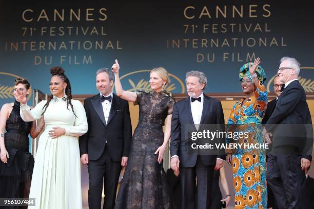 Actress and member of the Feature Film Jury Kristen Stewart, US director and screenwriter and member of the Feature Film Jury Ava DuVernay, Canadian...