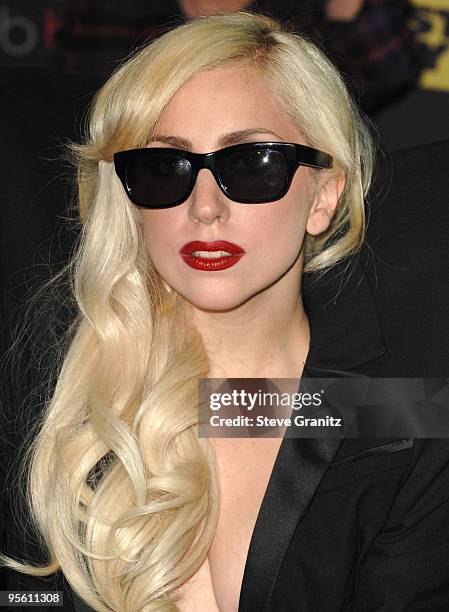 Lady Gaga appears at In-Store Appearance at Best Buy on November 23, 2009 in Los Angeles, California.