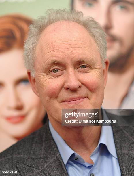 Actor John Lithgow attends the premiere of "Leap Year" at the Directors Guild Theatre on January 6, 2010 in New York City.