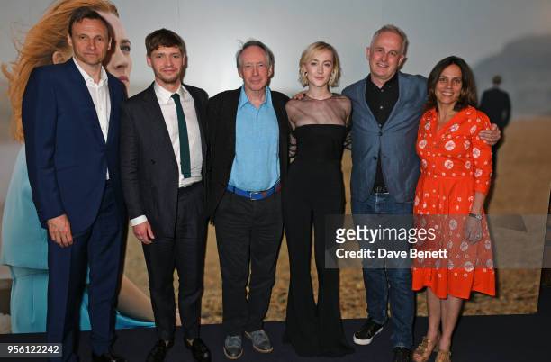 Zygi Kamasa, CEO of Lionsgate UK & Europe, Billy Howle, author Ian McEwan, Saoirse Ronan, director Dominic Cooke and producer Elizabeth Karlsen...